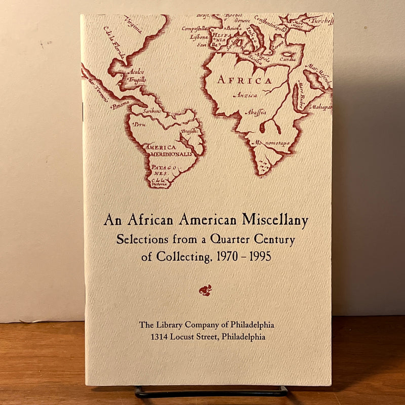 An African American Miscellany: Selections from a Quarter Century of Collecting, 1970-1995, 1996, SC, NF.