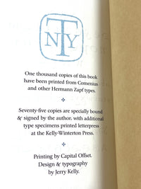 About More Alphabets: The Types of Hermann Zapf, 2011, Near Fine HC w/sheet set+ slipcase