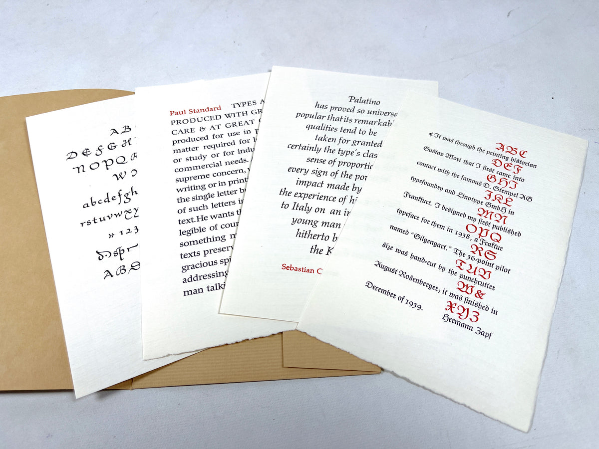 About More Alphabets: The Types of Hermann Zapf, 2011, Near Fine HC w/sheet set+ slipcase