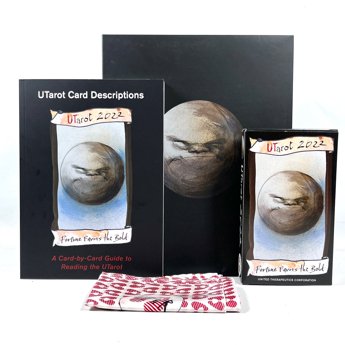 UTarot 2022: Fortune Favors the Bold, RARE, 2022, Near Fine softcover + card deck + box