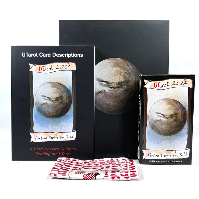 UTarot 2022: Fortune Favors the Bold, RARE, 2022, Near Fine softcover + card deck + box
