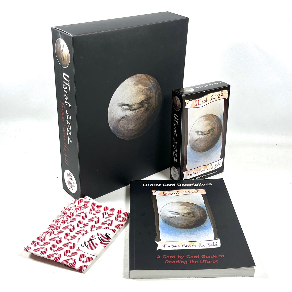 UTarot 2022: Fortune Favors the Bold, RARE, 2022, Near Fine softcover + card deck + box
