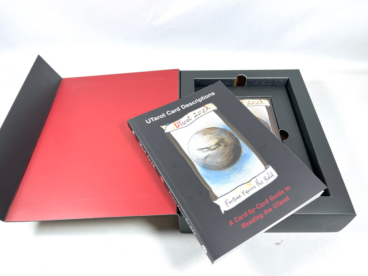 UTarot 2022: Fortune Favors the Bold, RARE, 2022, Near Fine softcover + card deck + box