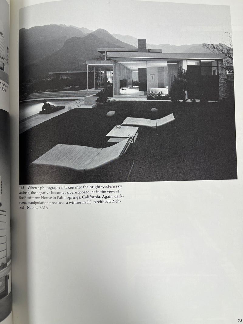 The Photography of Architecture and Design: Photographing Buildings, Interiors, and the Visual Arts, Julius Shulman, 1977, First printing, Near Fine hardcover, Very Good dust jacket
