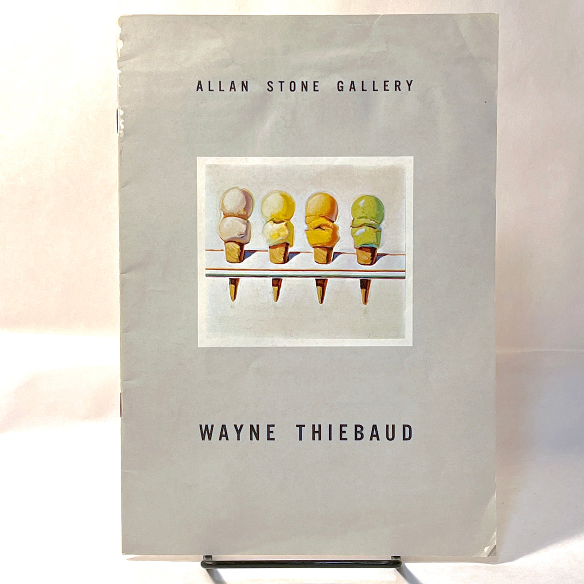 Wayne Thiebaud, Allan Stone Gallery, 1967, SC, VG.