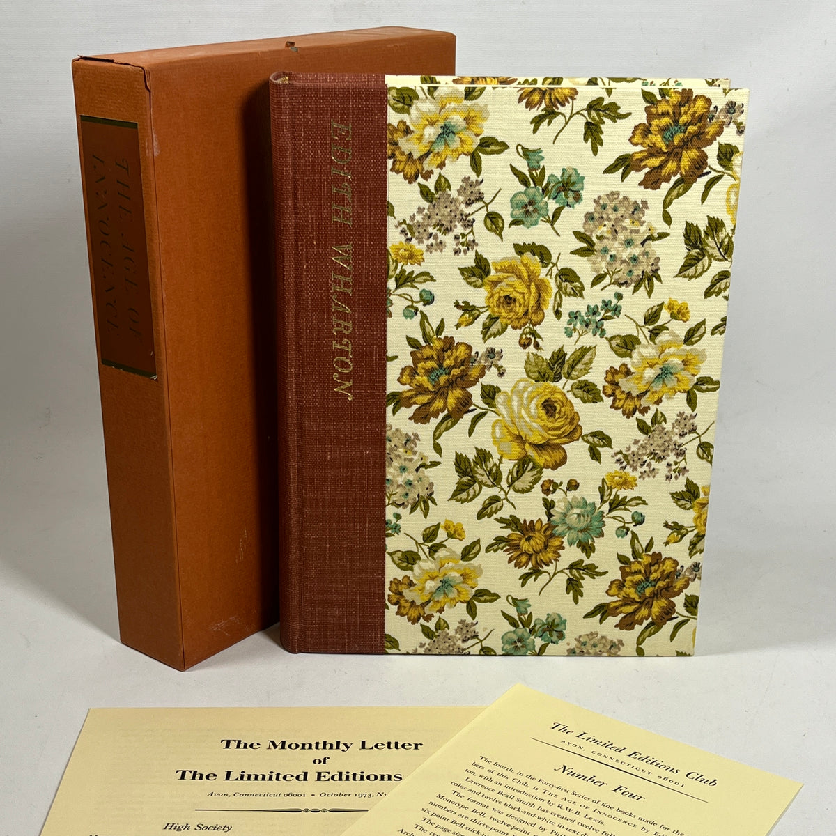 The Age of Innocence, Edith Wharton, Limited Editions Club, 1973, Near Fine HC